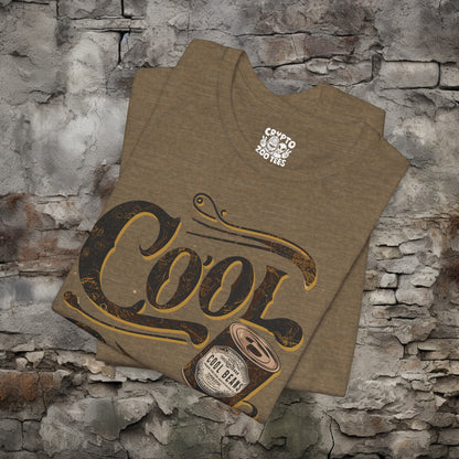 T-Shirt - Cool Beans Shirt | Retro Vintage Funny | Bella + Canvas Unisex T-shirt from Crypto Zoo Tees