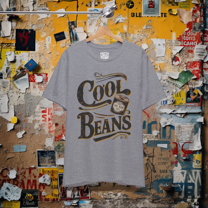 T-Shirt - Cool Beans Shirt | Retro Vintage Funny | Bella + Canvas Unisex T-shirt from Crypto Zoo Tees