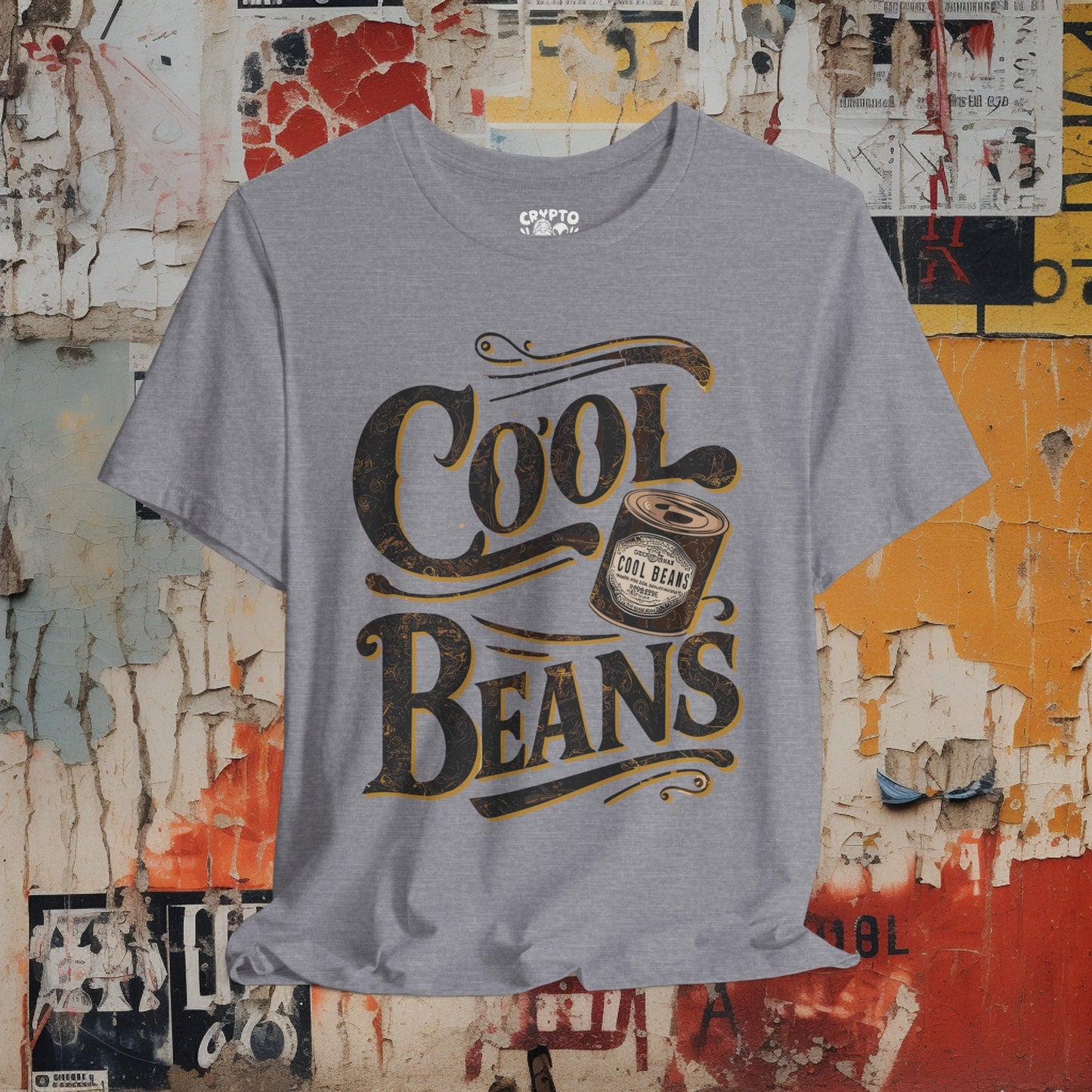 T-Shirt - Cool Beans Shirt | Retro Vintage Funny | Bella + Canvas Unisex T-shirt from Crypto Zoo Tees