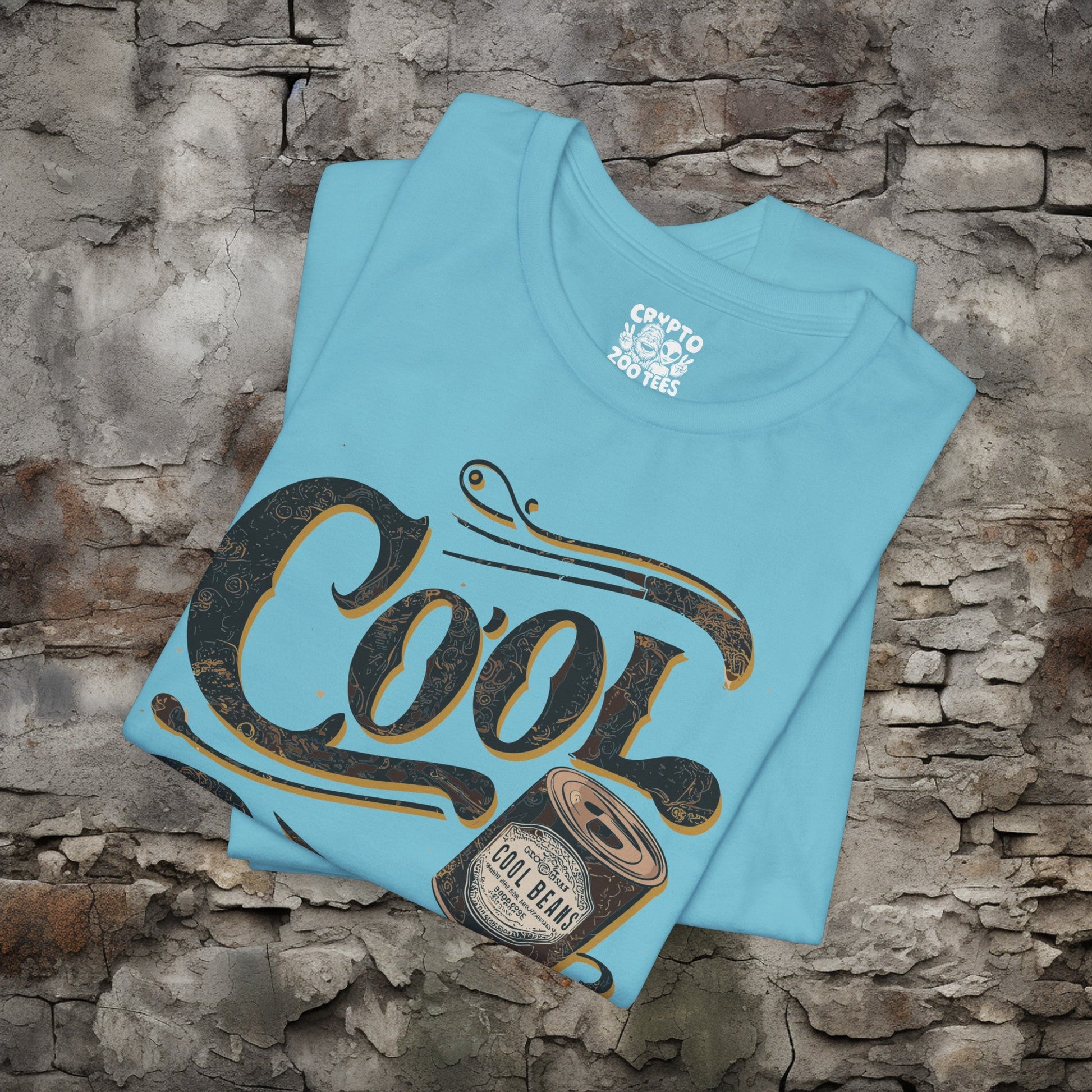 T-Shirt - Cool Beans Shirt | Retro Vintage Funny | Bella + Canvas Unisex T-shirt from Crypto Zoo Tees