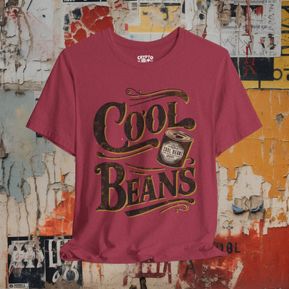 T-Shirt - Cool Beans Shirt | Retro Vintage Funny | Bella + Canvas Unisex T-shirt from Crypto Zoo Tees