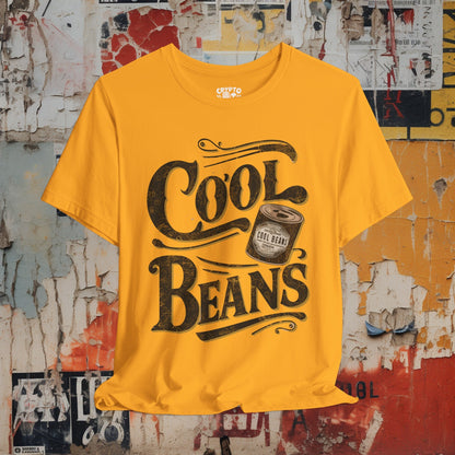 T-Shirt - Cool Beans Shirt | Retro Vintage Funny | Bella + Canvas Unisex T-shirt from Crypto Zoo Tees