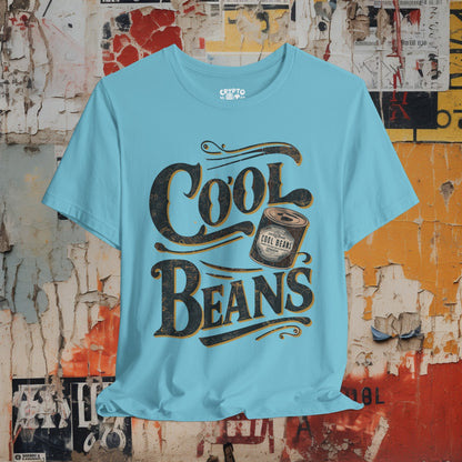 T-Shirt - Cool Beans Shirt | Retro Vintage Funny | Bella + Canvas Unisex T-shirt from Crypto Zoo Tees