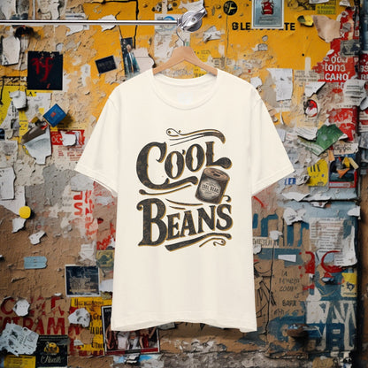 T-Shirt - Cool Beans Shirt | Retro Vintage Funny | Bella + Canvas Unisex T-shirt from Crypto Zoo Tees