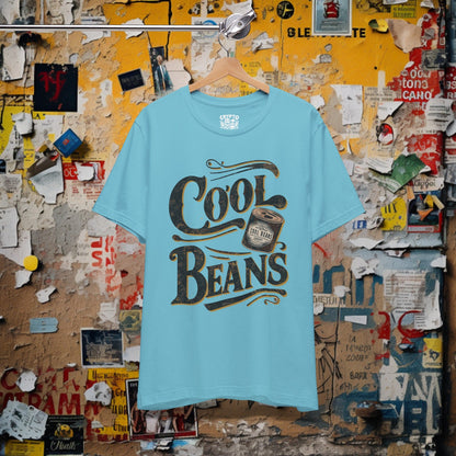 T-Shirt - Cool Beans Shirt | Retro Vintage Funny | Bella + Canvas Unisex T-shirt from Crypto Zoo Tees