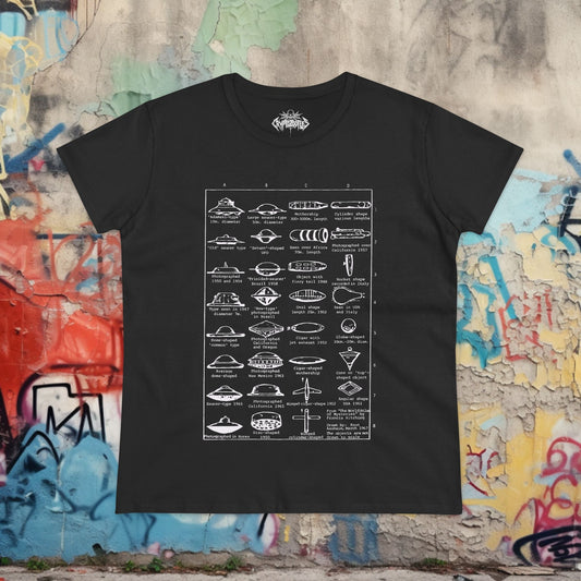 T-Shirt - Copy of ribcage - LADIES T-Shirt | Ladies Tee | Paranormal, Halloween, Spiritual | Goth, Gothic from Crypto Zoo Tees