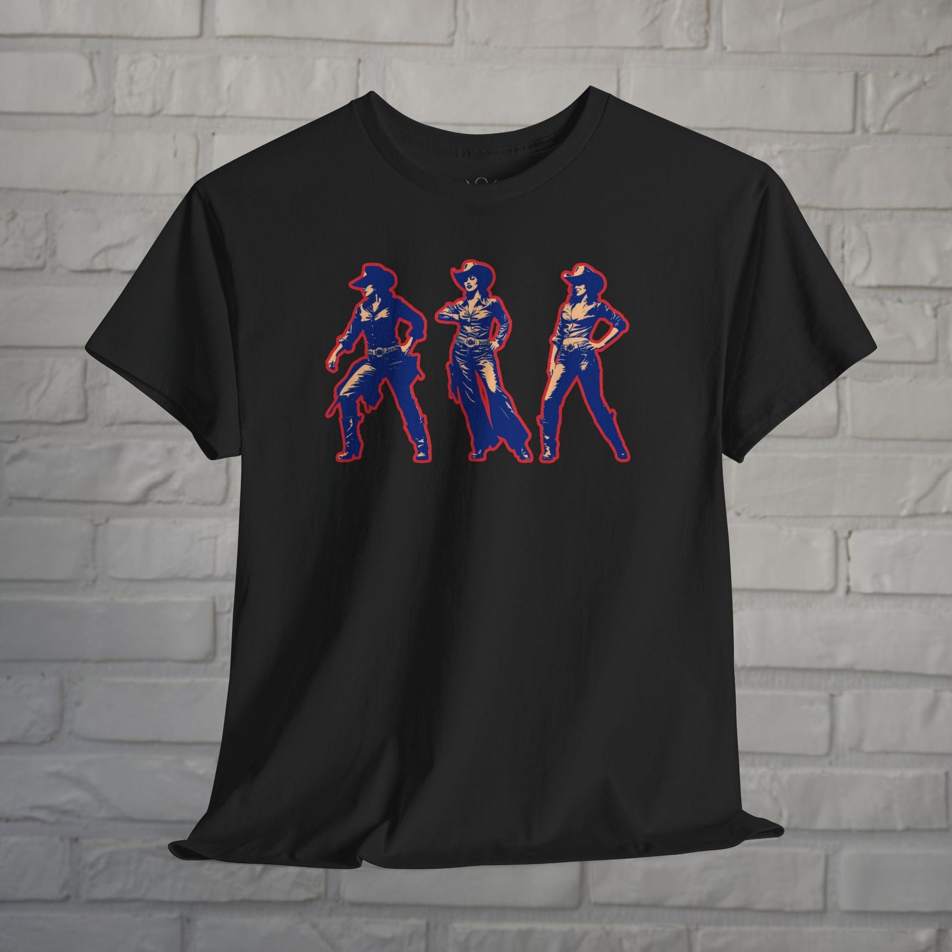 T-Shirt - Cowgirl Pop Art Trio | | Unisex T-shirt | Long Sleeve Tee | Ladies Shirt | Crewneck Sweatshirt | Hoodie from Crypto Zoo Tees