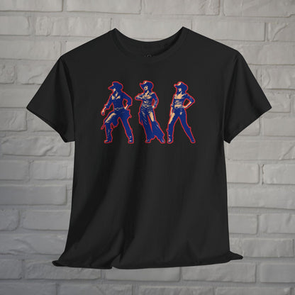 T-Shirt - Cowgirl Pop Art Trio | | Unisex T-shirt | Long Sleeve Tee | Ladies Shirt | Crewneck Sweatshirt | Hoodie from Crypto Zoo Tees