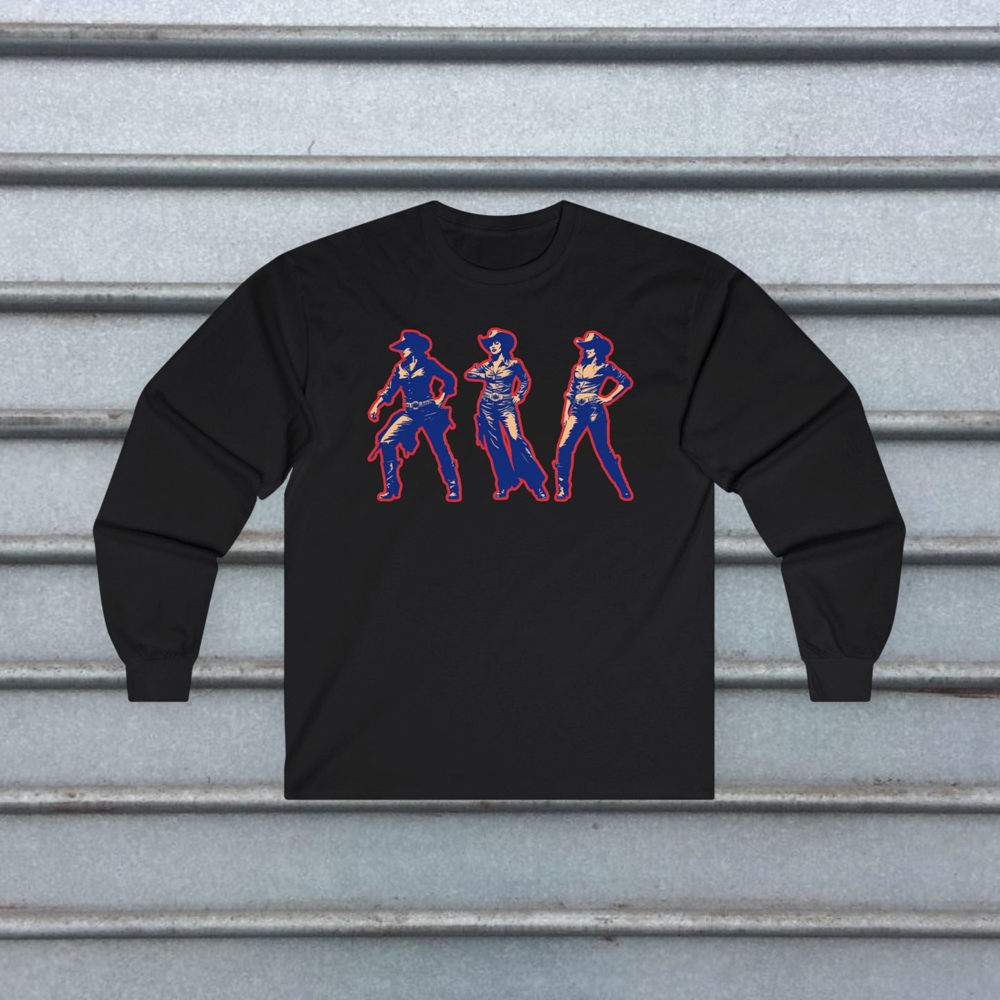 T-Shirt - Cowgirl Pop Art Trio | | Unisex T-shirt | Long Sleeve Tee | Ladies Shirt | Crewneck Sweatshirt | Hoodie from Crypto Zoo Tees