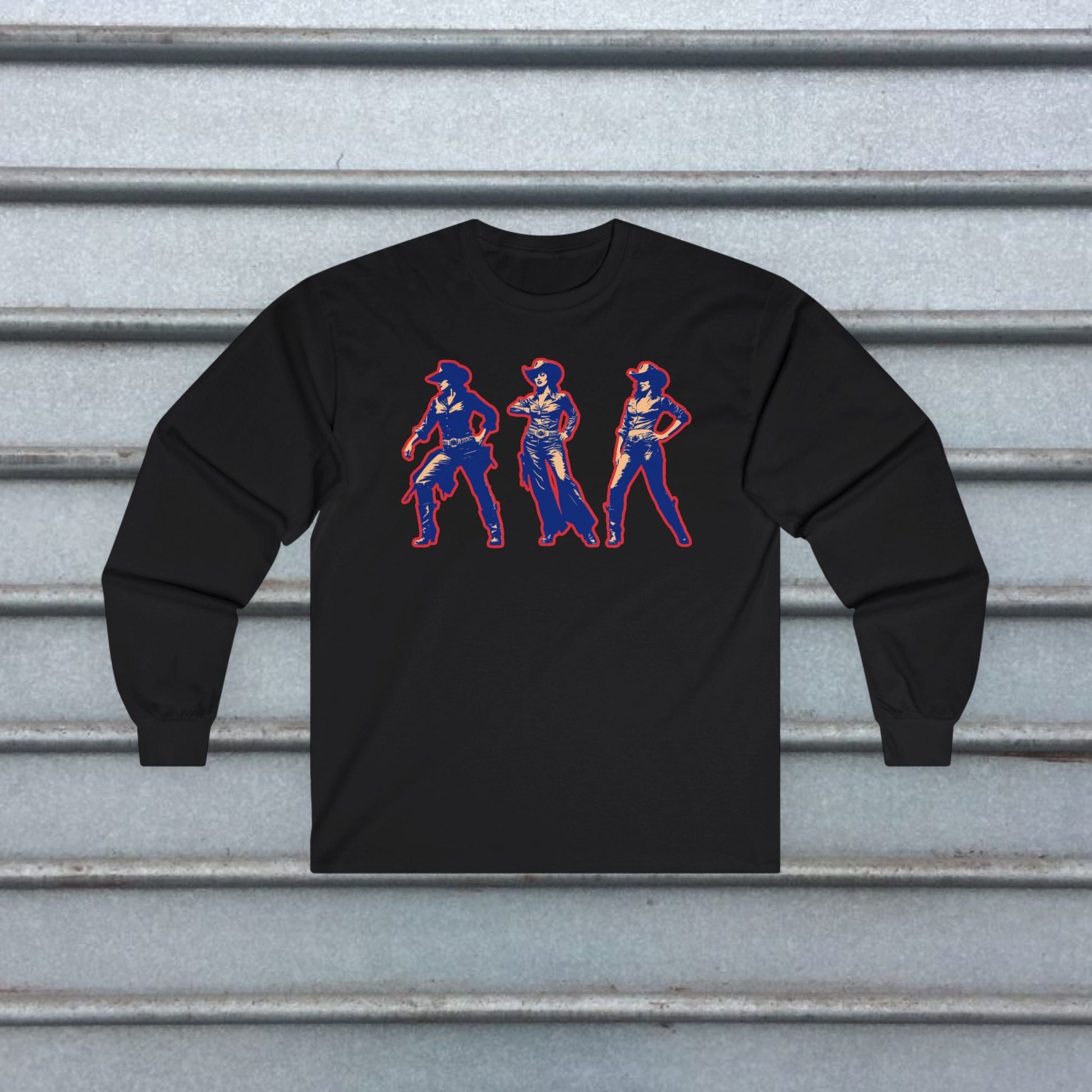 T-Shirt - Cowgirl Pop Art Trio | | Unisex T-shirt | Long Sleeve Tee | Ladies Shirt | Crewneck Sweatshirt | Hoodie from Crypto Zoo Tees