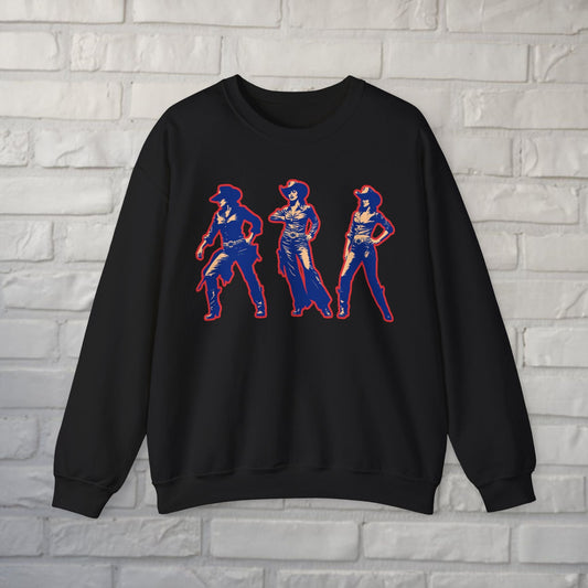 T-Shirt - Cowgirl Pop Art Trio | | Unisex T-shirt | Long Sleeve Tee | Ladies Shirt | Crewneck Sweatshirt | Hoodie from Crypto Zoo Tees