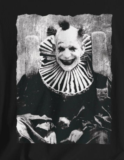 T - Shirt - Creepy Clown Halloween Horror | Goth | Bella + Canvas Unisex T - shirt from Crypto Zoo Tees