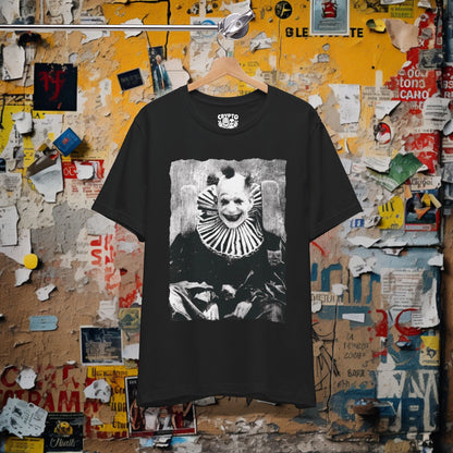 T - Shirt - Creepy Clown Halloween Horror | Goth | Bella + Canvas Unisex T - shirt from Crypto Zoo Tees