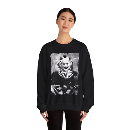 Sweatshirt - CREEPY CLOWN Sweatshirt | Sweatshirt | Paranormal, Halloween, Spiritual | Goth, Gothic from Crypto Zoo Tees