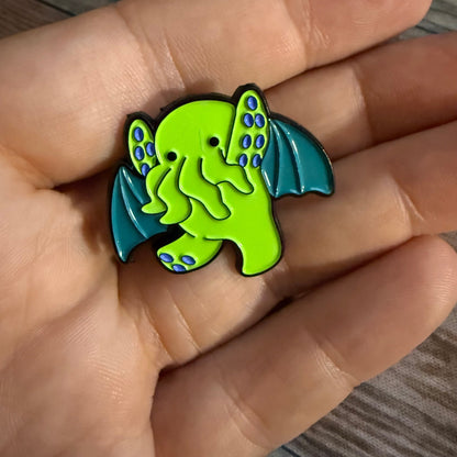  - Cute Cthulhu Pin | Pinback Button | Cryptids | Punk from Crypto Zoo Tees