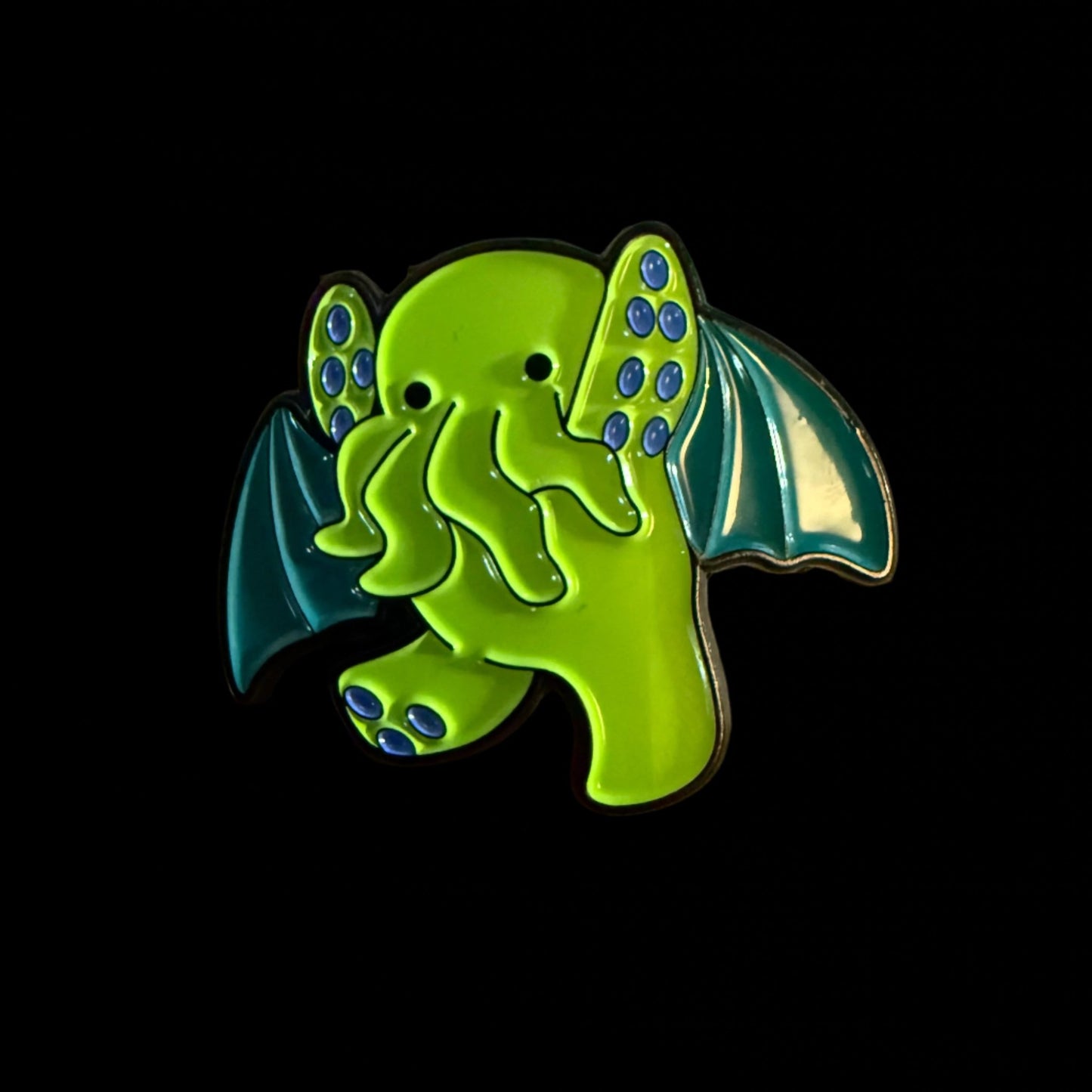  - Cute Cthulhu Pin | Pinback Button | Cryptids | Punk from Crypto Zoo Tees
