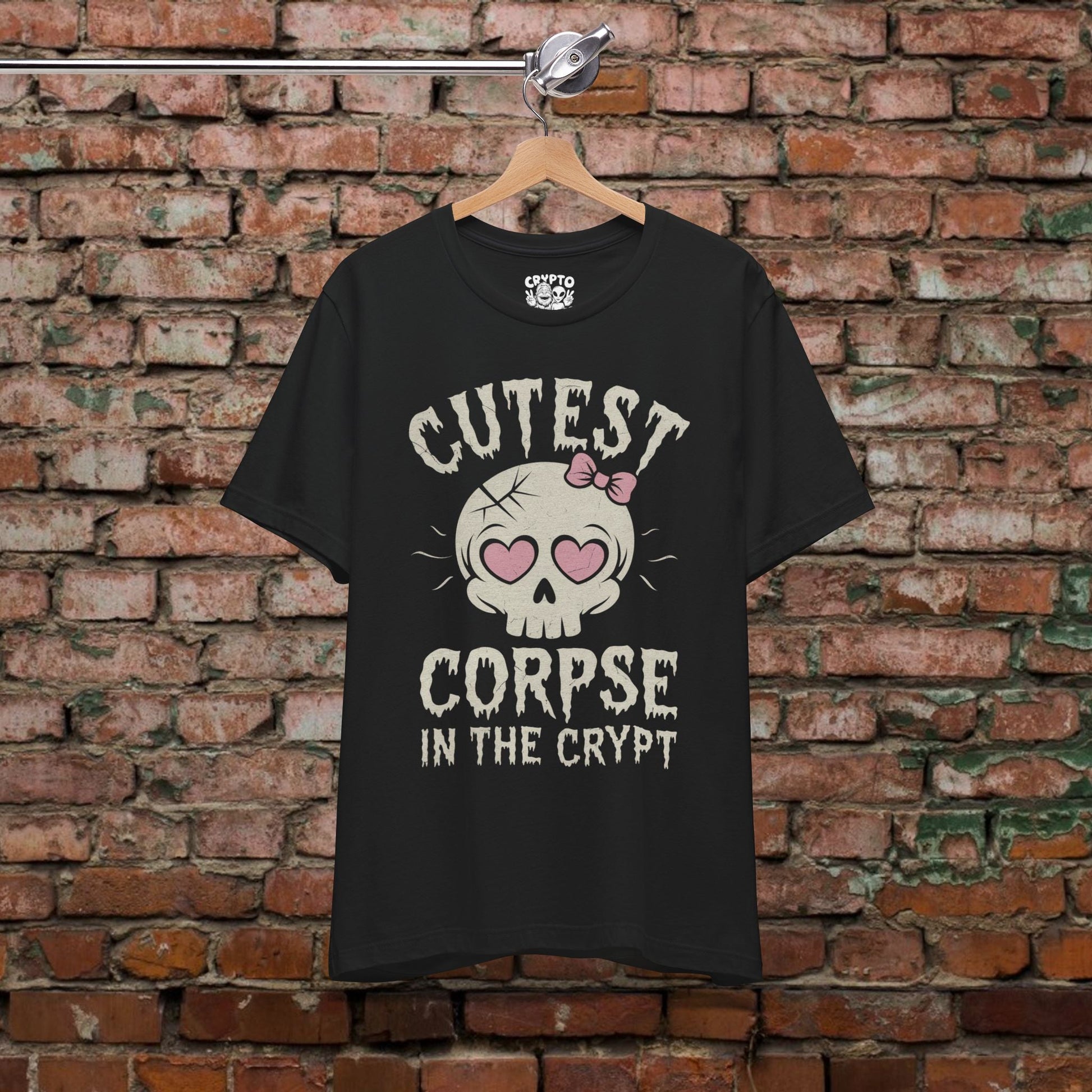 T-Shirt - Cutest Corpse in the Crypt | Unisex T-shirt | Skulls & Skeletons | Goth from Crypto Zoo Tees