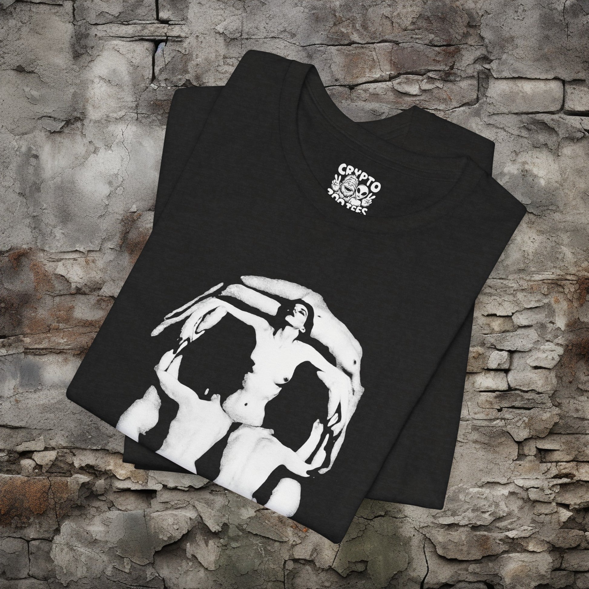 T-Shirt - Dali Lady Skull Tee | Bella + Canvas Unisex T-shirt from Crypto Zoo Tees