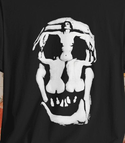T-Shirt - Dali Lady Skull Tee | Bella + Canvas Unisex T-shirt from Crypto Zoo Tees