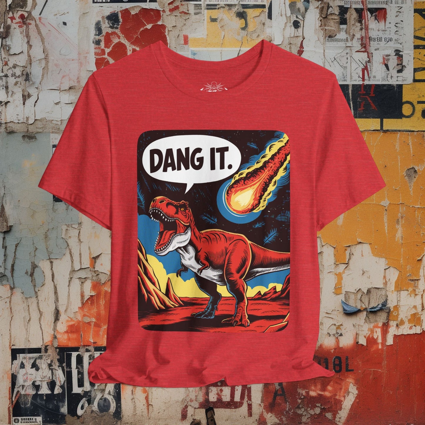 T-Shirt - Dang It Dinosaur T-Shirt | Unisex T-shirt | Funny, Comics | Dark Humor from Crypto Zoo Tees