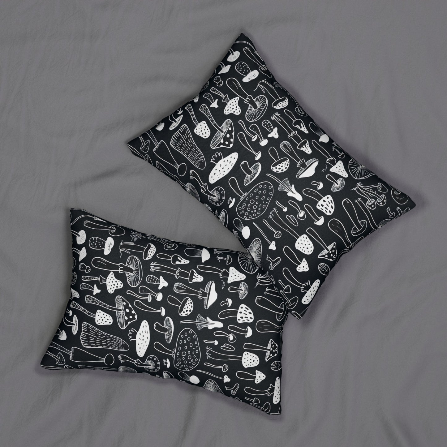 Home Decor - Dark Mushroom | Nature, Fungi, Outdoors | Spun Polyester Pillow | Pillow Included! from Crypto Zoo Tees