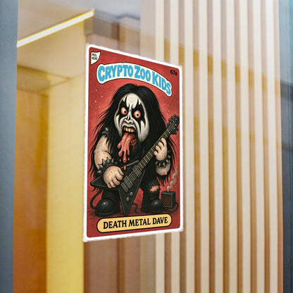 Paper products - Death Metal Dave Sticker | Cryptids, Music | Metal, Punk from Crypto Zoo Tees