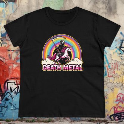 T-Shirt - DEATH METAL LADIES from Crypto Zoo Tees