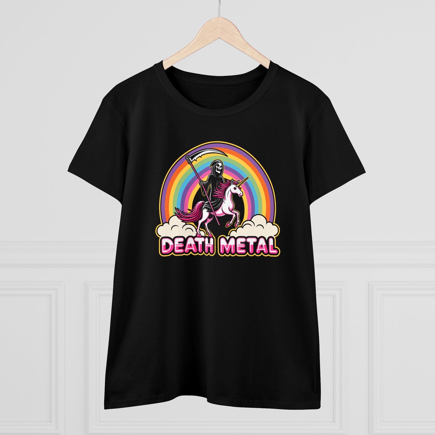 T-Shirt - DEATH METAL LADIES from Crypto Zoo Tees