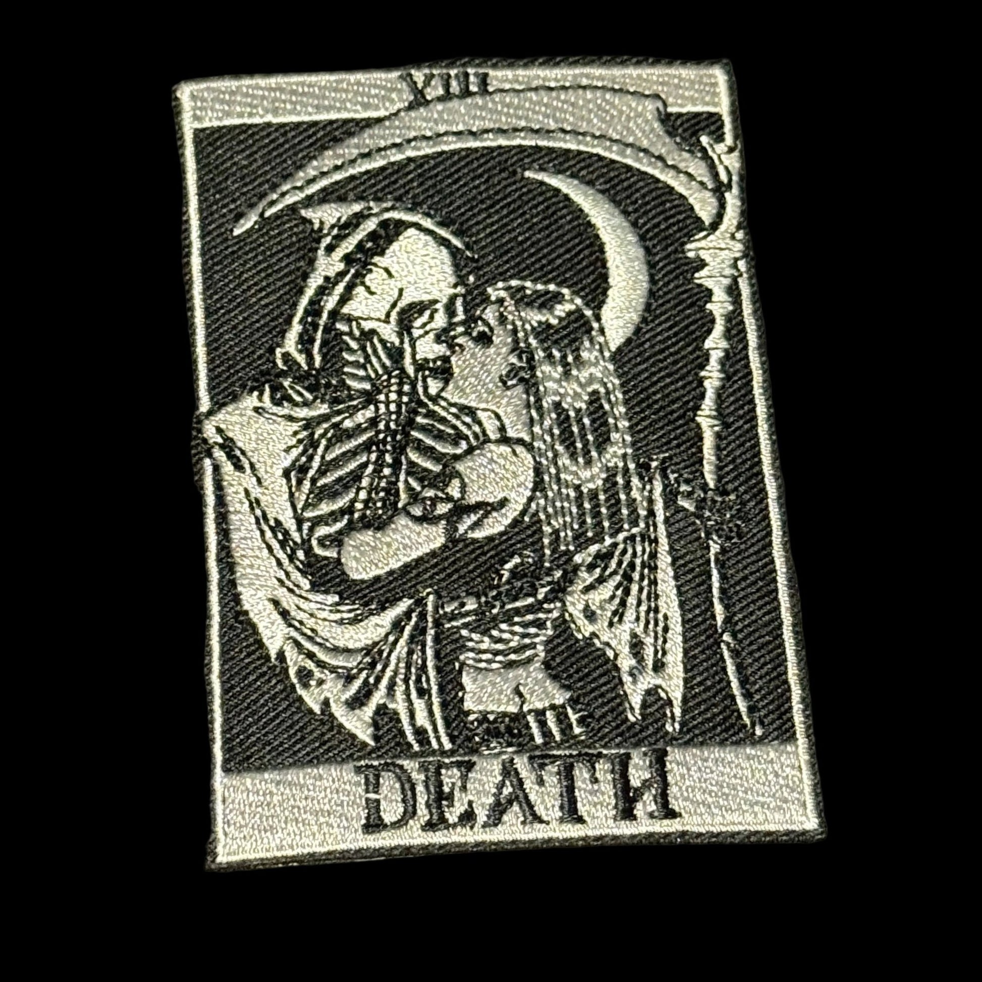  - Death Tarot Patch | Skulls & Skeletons, Spiritual | Patch from Crypto Zoo Tees