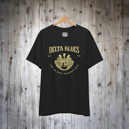 T-Shirt - Delta Blues Music Unisex T-shirt | Unisex T-shirt | Music, Retro & Vintage | Rockabilly from Crypto Zoo Tees