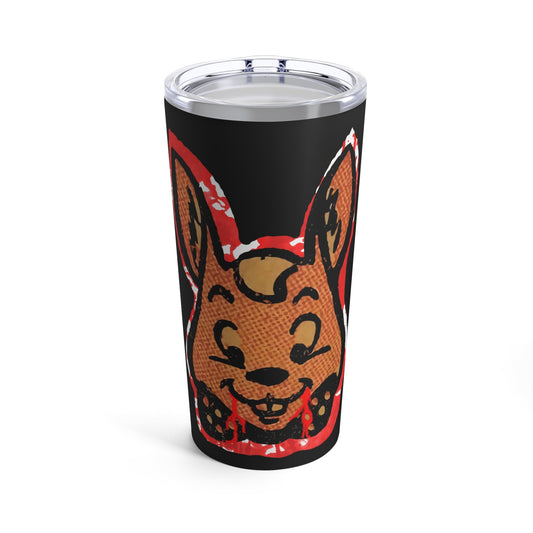 Mug - Devil Bunny Vampire Rabbit | 20oz Tumbler | Double Insulated Cup from Crypto Zoo Tees