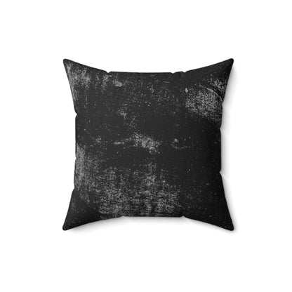 Home Decor - DISTRESSED GOTHIC GRUNGE Decorative Square Throw Pillow - Gothic Home Decor from Crypto Zoo Tees