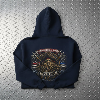 Hoodie - Diver Pullover Hoodie - Hampton Dive Team from Crypto Zoo Tees