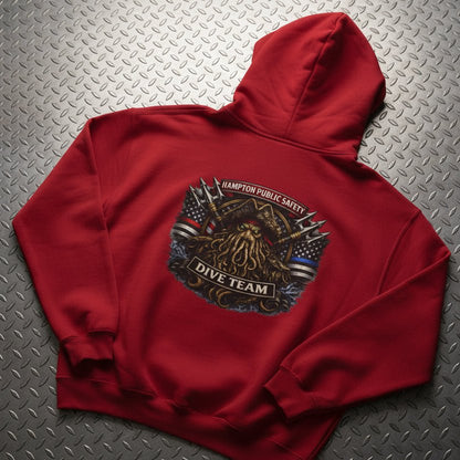 Hoodie - Diver Pullover Hoodie - Hampton Dive Team from Crypto Zoo Tees