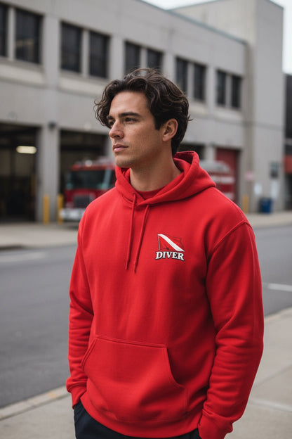 Hoodie - Diver Pullover Hoodie - Hampton Dive Team from Crypto Zoo Tees