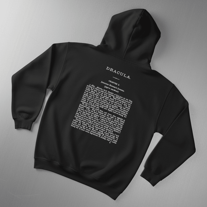 T-Shirt - Dracula First Page | Horror, Books | Unisex Zipper Hoodie from Crypto Zoo Tees
