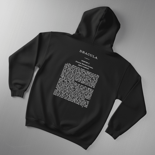T-Shirt - Dracula First Page | Horror, Books | Unisex Zipper Hoodie from Crypto Zoo Tees