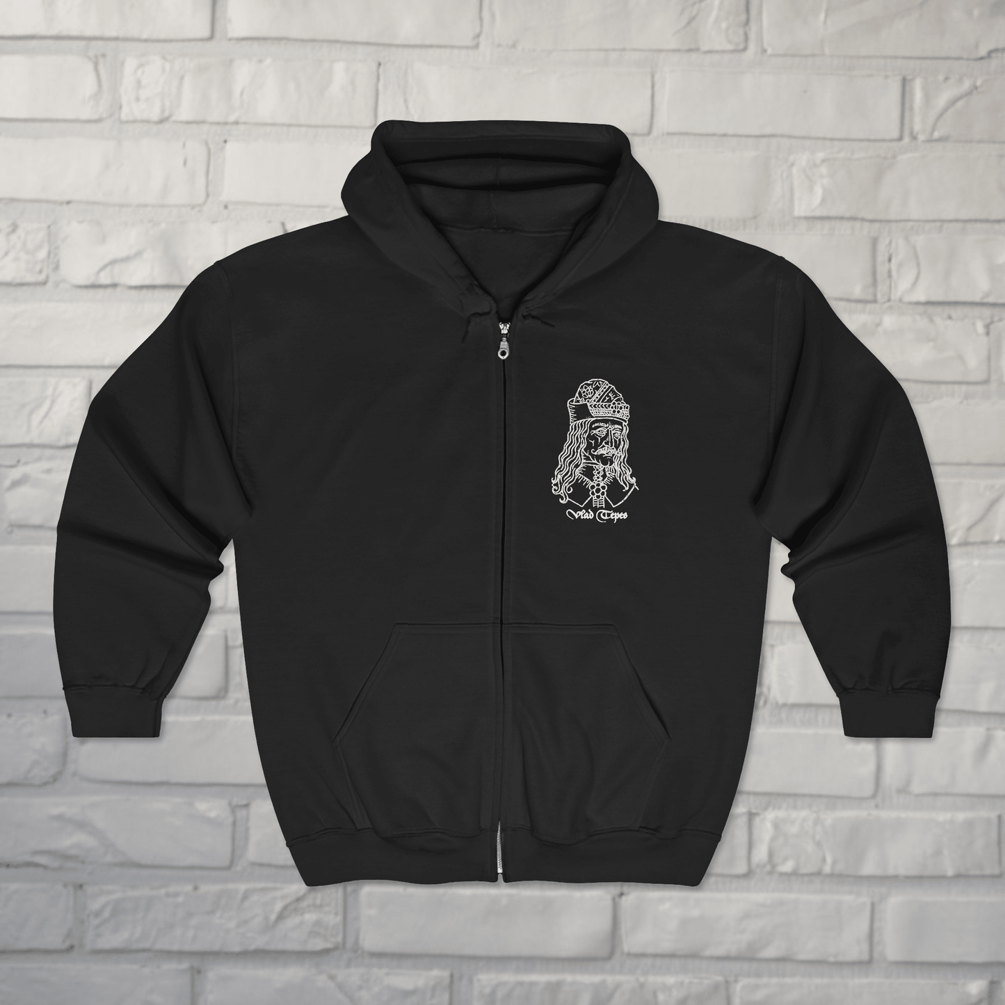 T-Shirt - Dracula First Page | Horror, Books | Unisex Zipper Hoodie from Crypto Zoo Tees