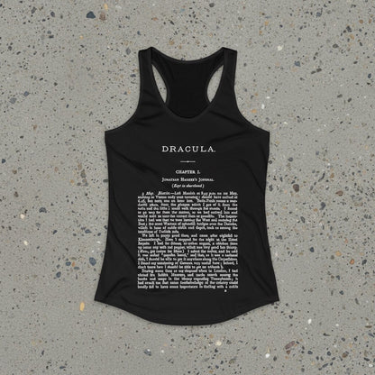 T-Shirt - Dracula Shirt | First Page Bram Stoker's Novel Tee | Zipper Hoodie from Crypto Zoo Tees