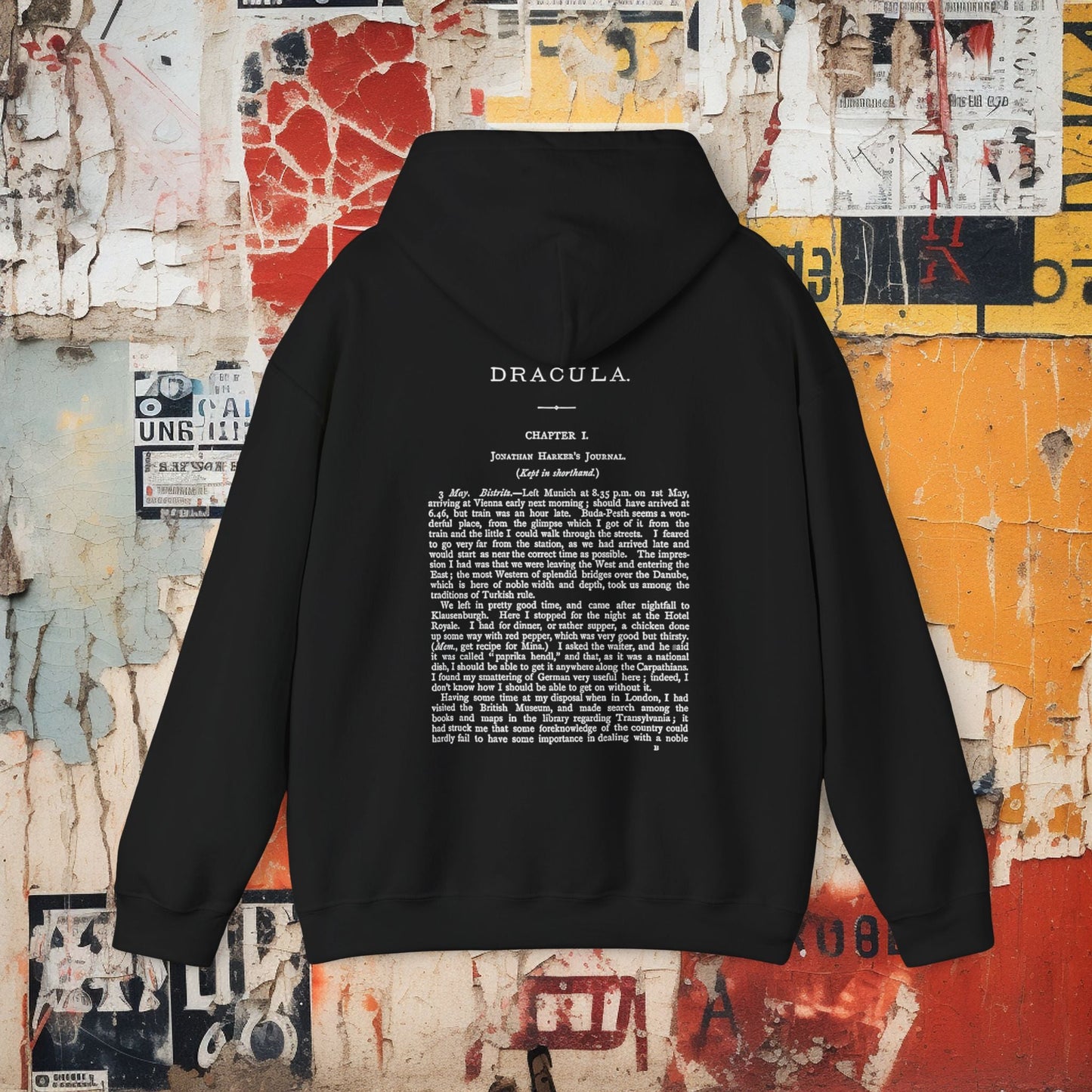 Hoodie - Dracula Vlad Tepes 2 Sided Hoodie from Crypto Zoo Tees