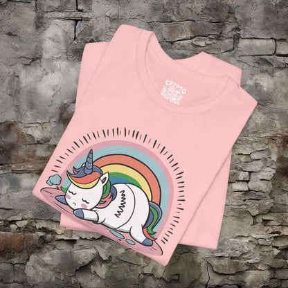 T-Shirt - Drama First Then I Will Move On Unicorn Tee | Bella + Canvas Unisex T-shirt from Crypto Zoo Tees