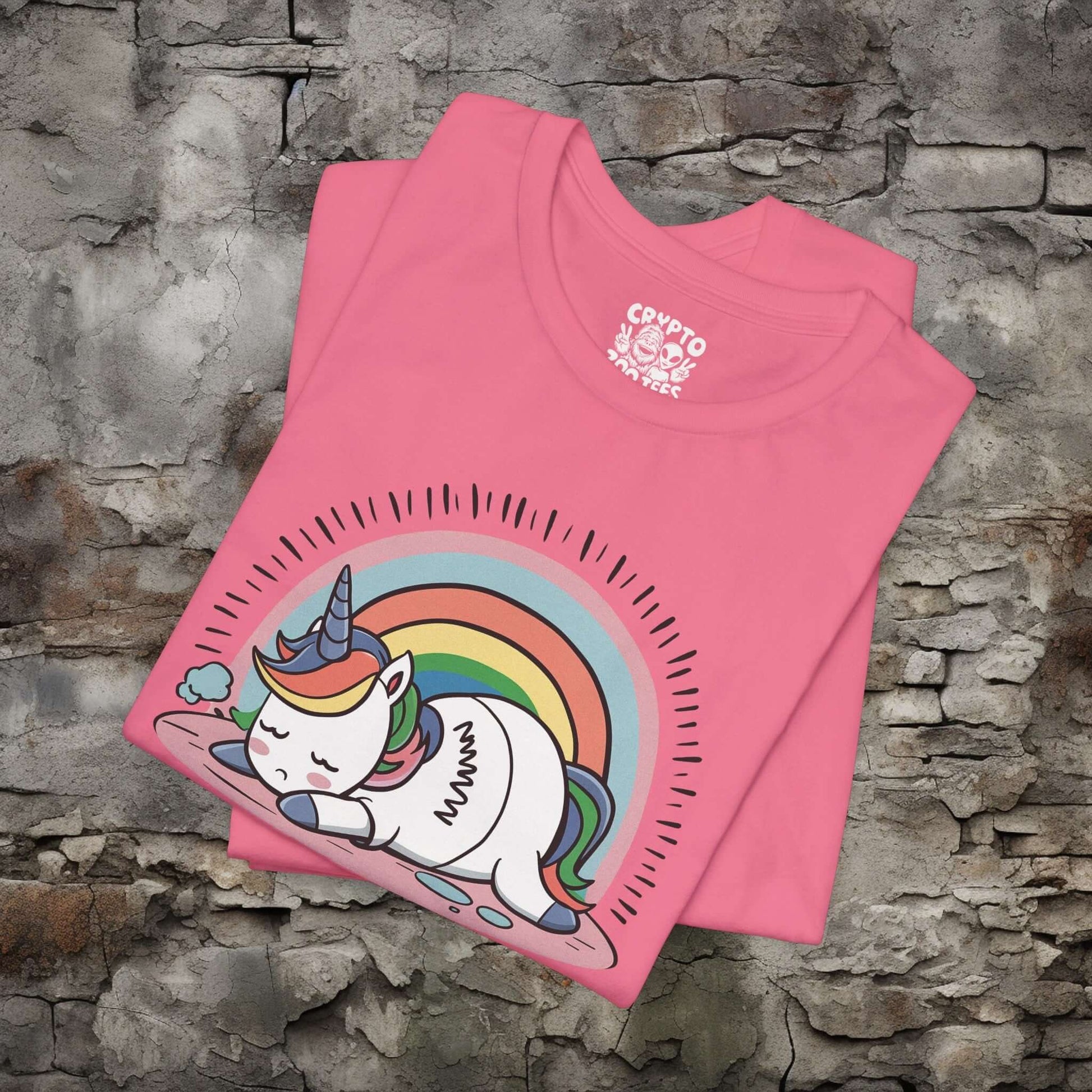 T-Shirt - Drama First Then I Will Move On Unicorn Tee | Bella + Canvas Unisex T-shirt from Crypto Zoo Tees