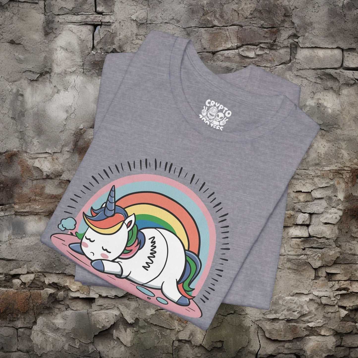 T-Shirt - Drama First Then I Will Move On Unicorn Tee | Bella + Canvas Unisex T-shirt from Crypto Zoo Tees