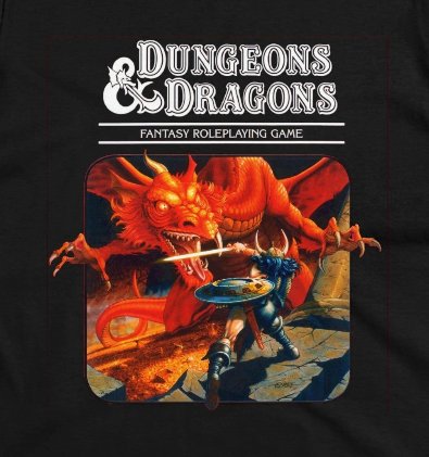 T-Shirt - Dungeons & Dragons Vintage Red Box Ladies Tee | Women's T-Shirt | Cotton Tee from Crypto Zoo Tees