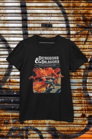 T-Shirt - Dungeons & Dragons Vintage Red Box Tee | Bella + Canvas Unisex T-shirt from Crypto Zoo Tees