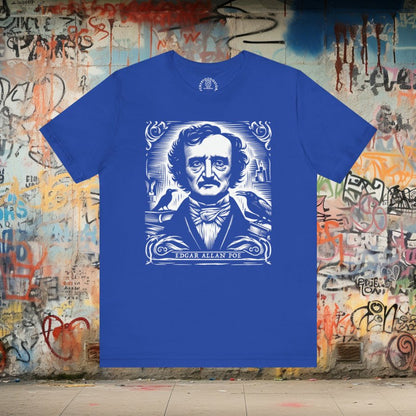 T-Shirt - Edgar Allan Poe Classic Horror Author Shirt - Gothic Literature Design from Crypto Zoo Tees