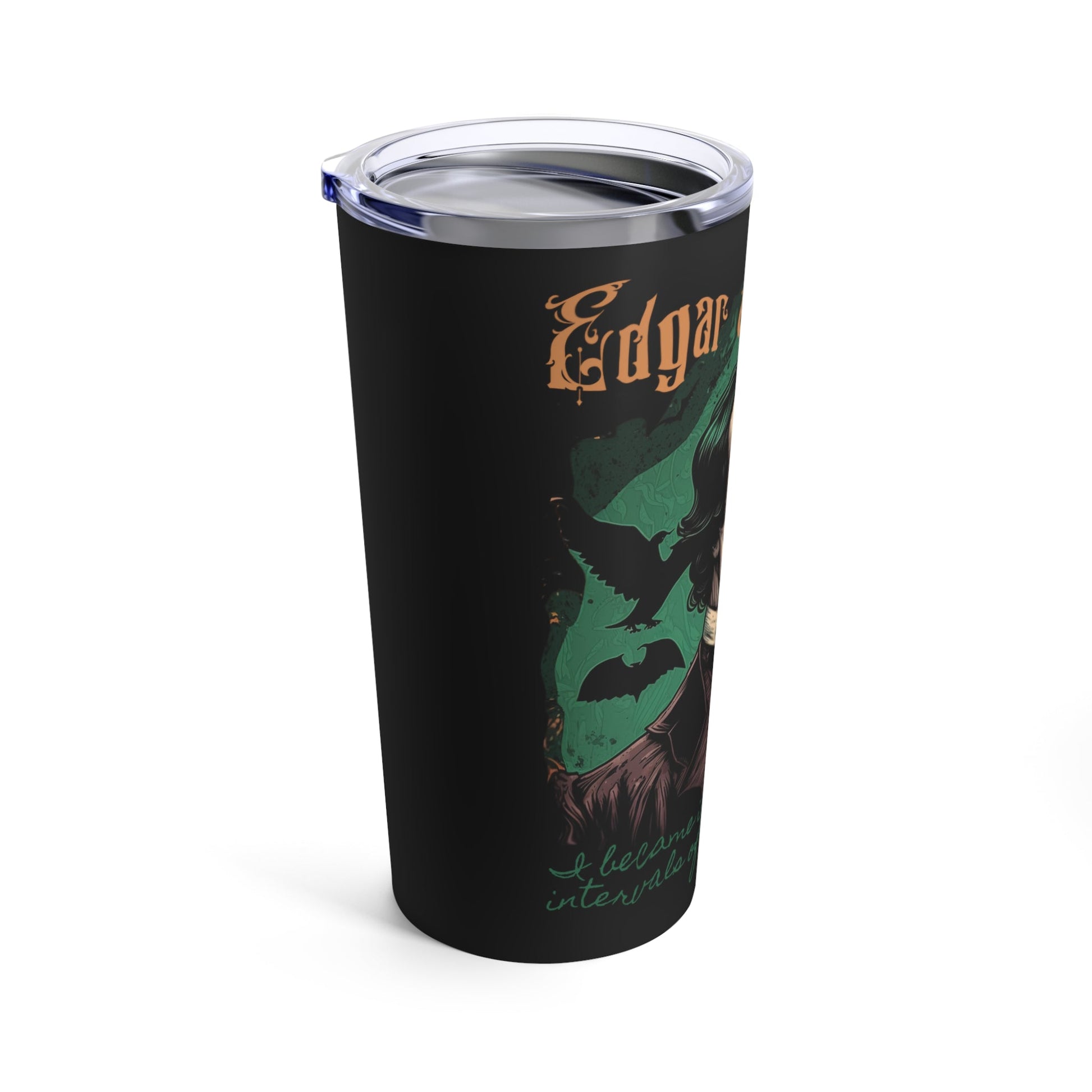 Mug - Edgar Allan Poe Insanity Quote | 20oz Tumbler | Double Insulated Cup from Crypto Zoo Tees