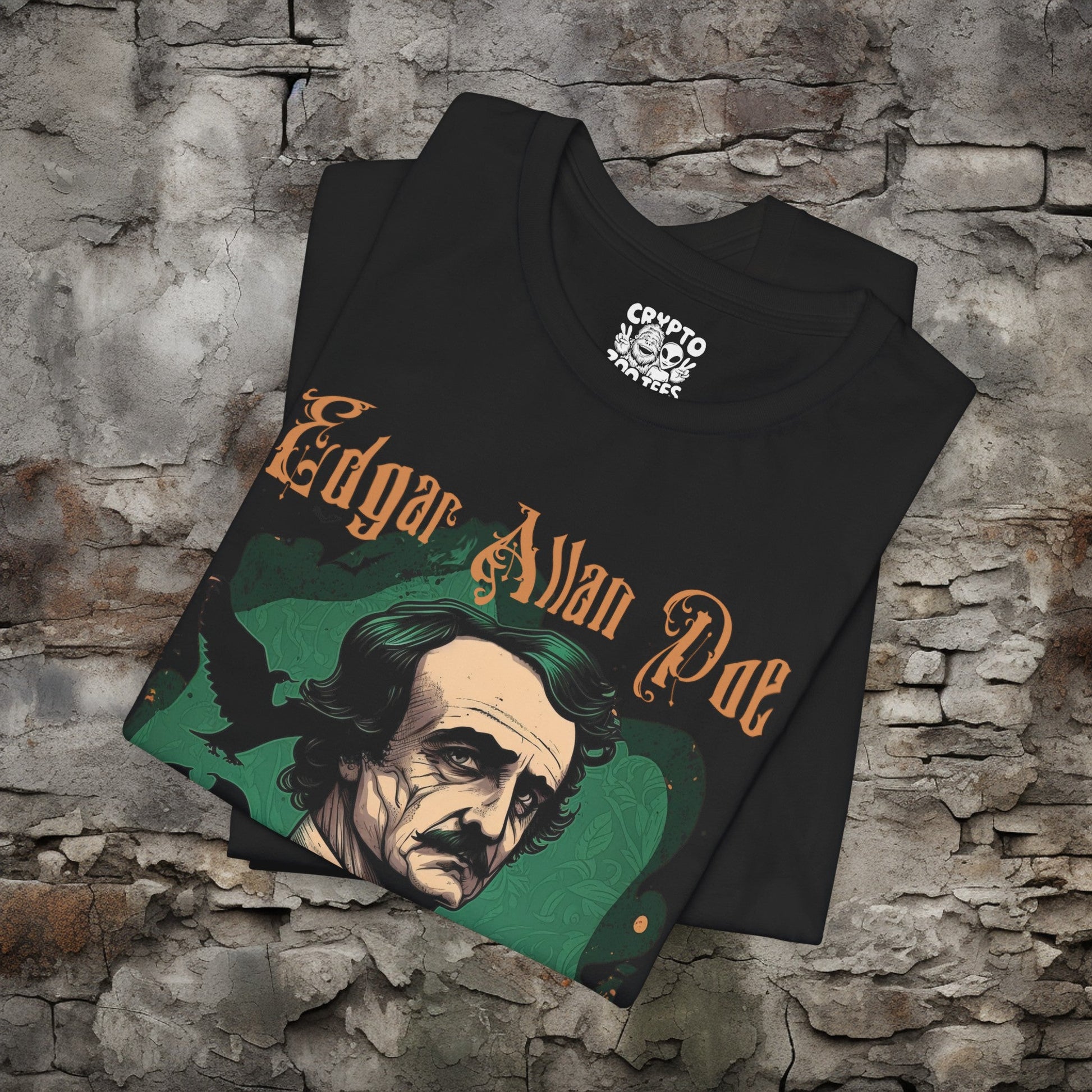 T-Shirt - Edgar Allan Poe Insanity Quote | Bella + Canvas Unisex T-shirt from Crypto Zoo Tees