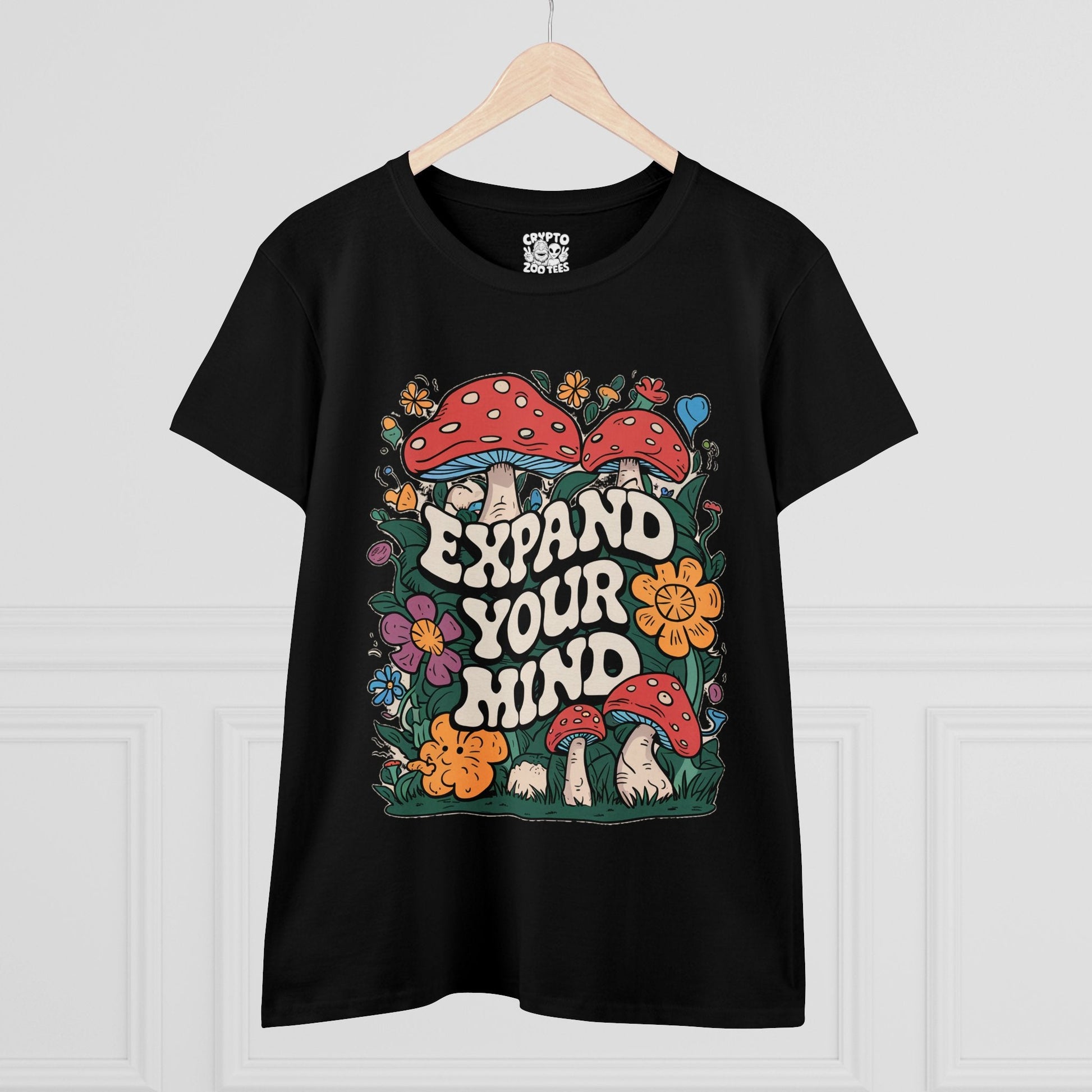 T-Shirt - expand your mind ladies tee from Crypto Zoo Tees