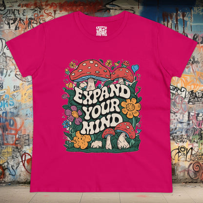 T-Shirt - expand your mind ladies tee from Crypto Zoo Tees